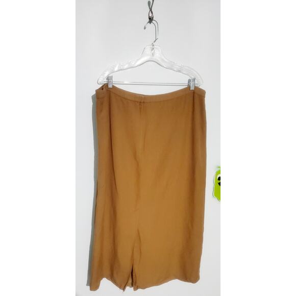 Cynthia Howie Womens Linen Blened Skirt Size 20W Fall Professional Classy boho - Picture 2 of 5